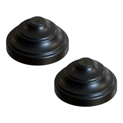 black steel ceiling rose vinta