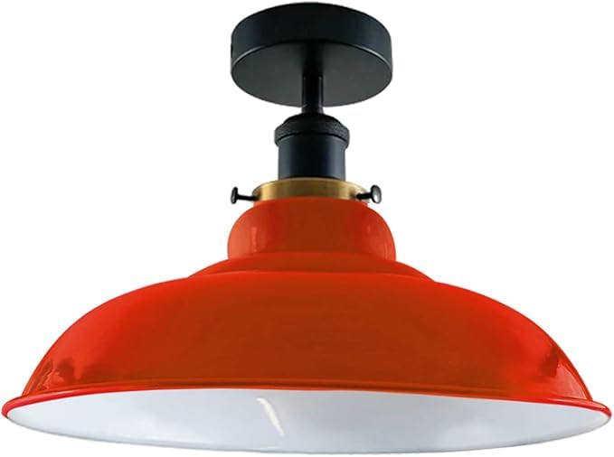 Flush Mount Ceiling Light Metal 32cm Light Shade~4125