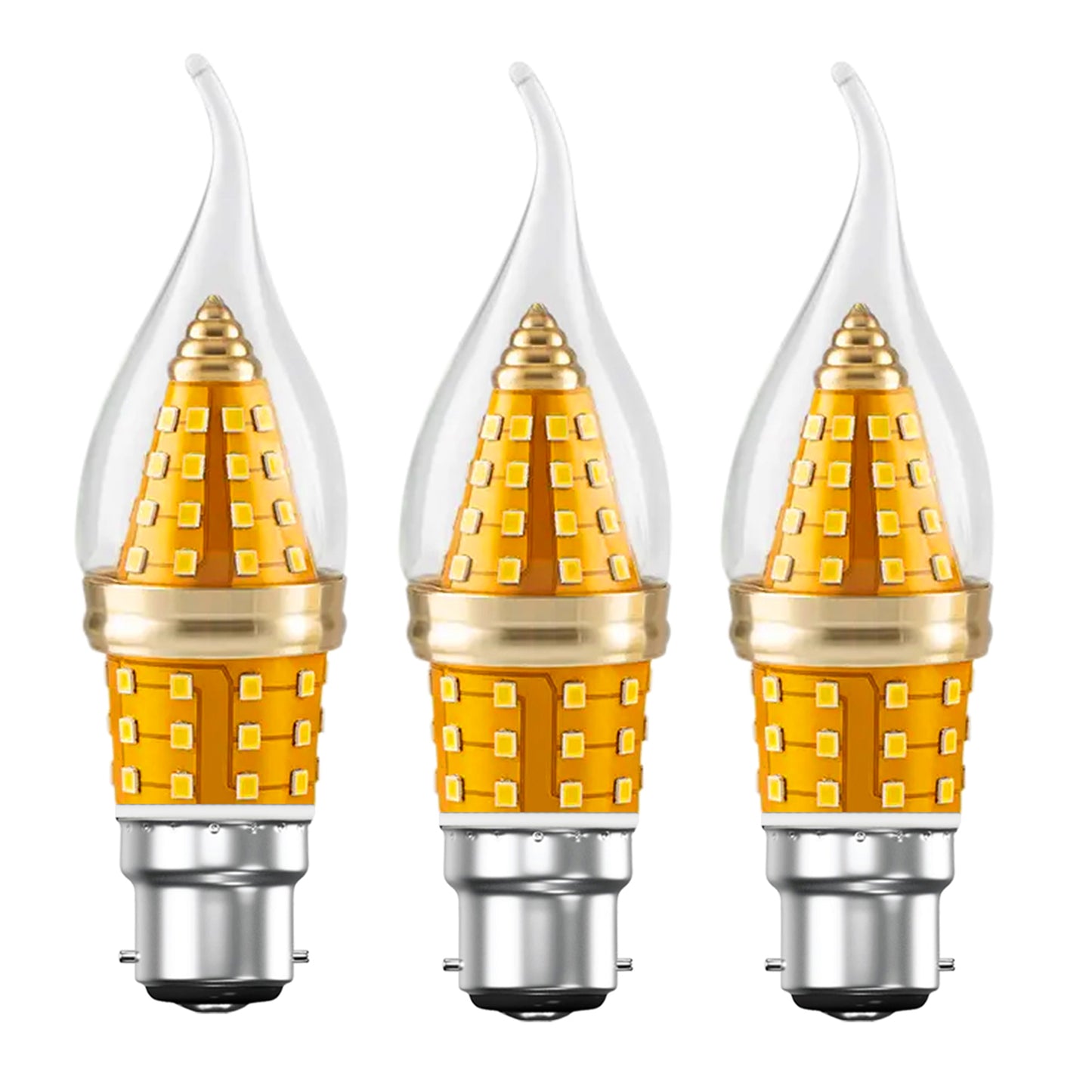 LED Candle Filament Bulbs B22 C35 12W 3 Colours Bulb ~3663