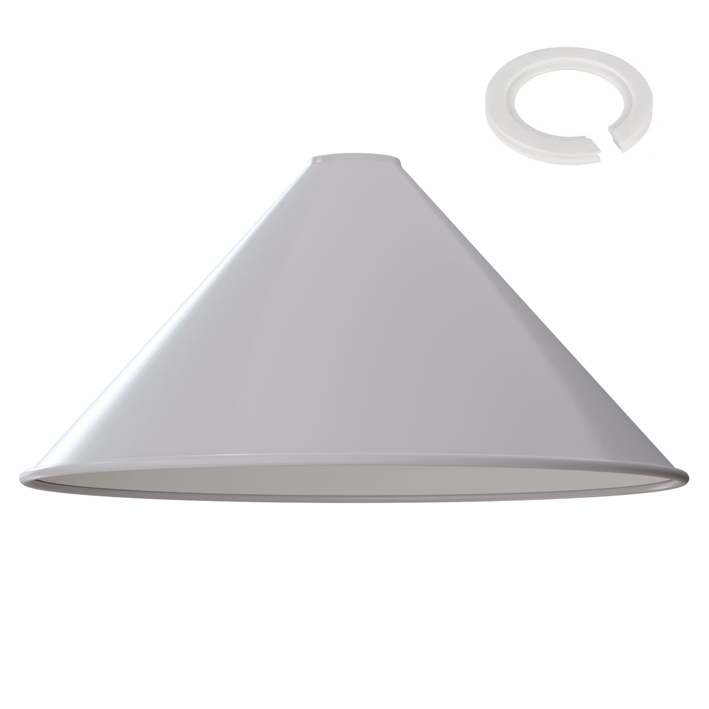 metal lampshades white
