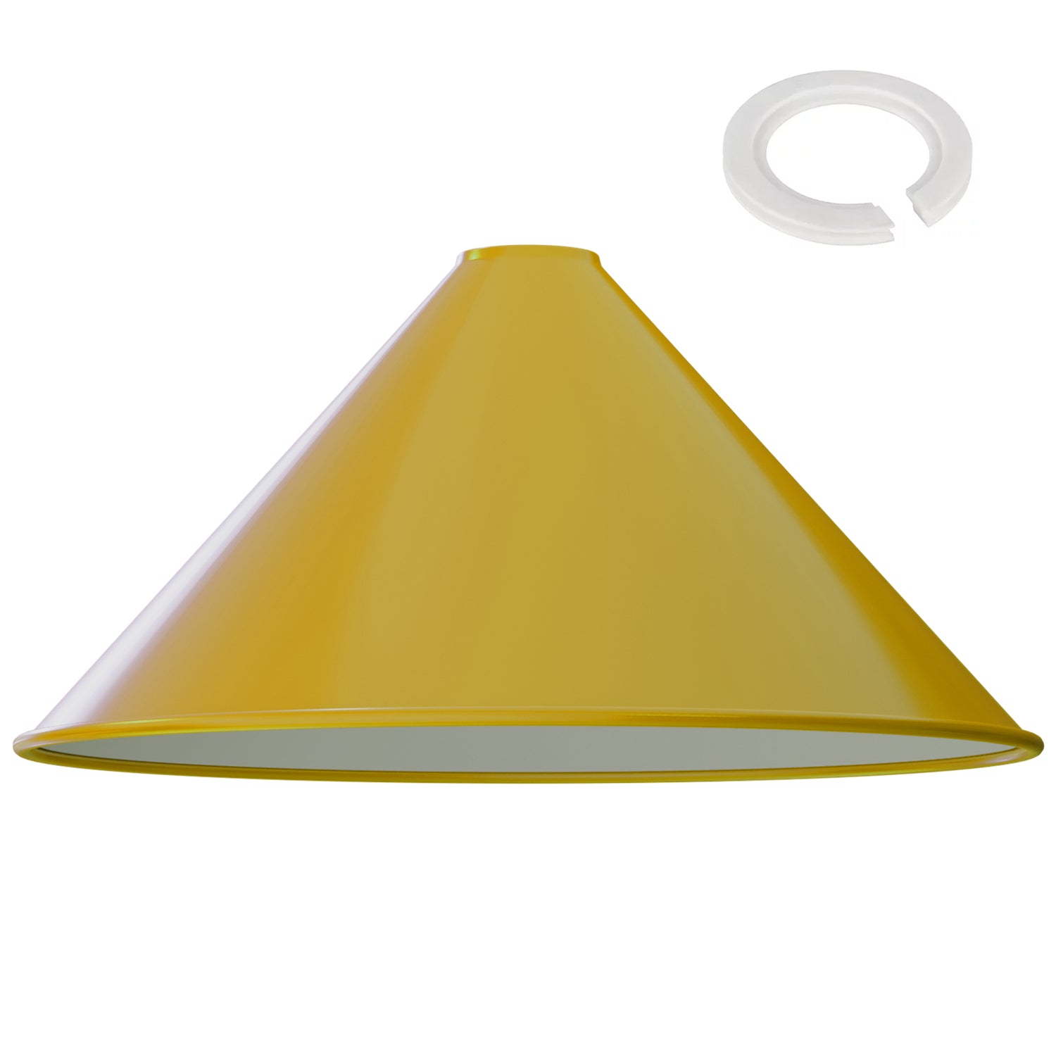metal Yellow lampshades 