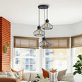  Metal basket shade pendant light-Application image