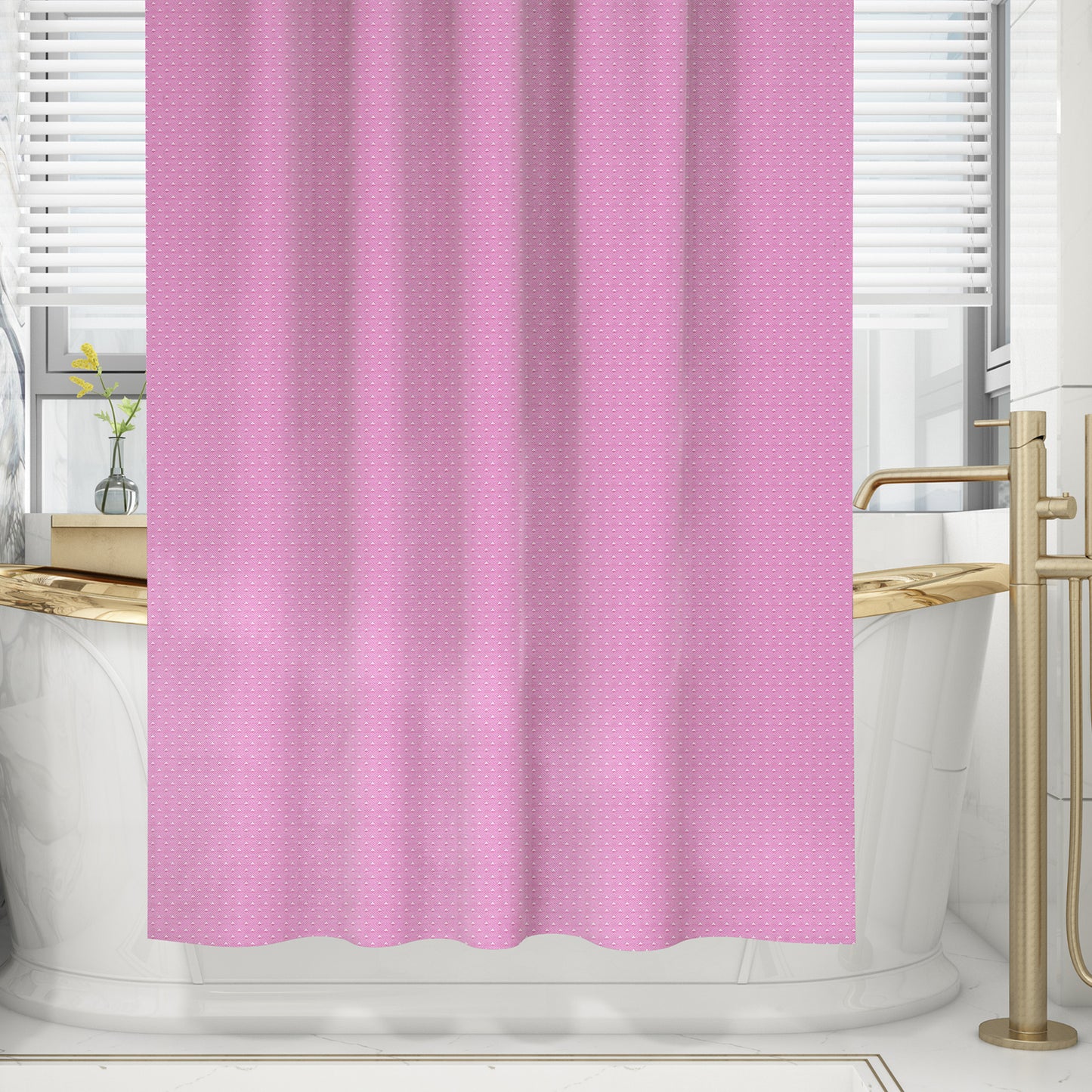 Solid Color Shower Curtain