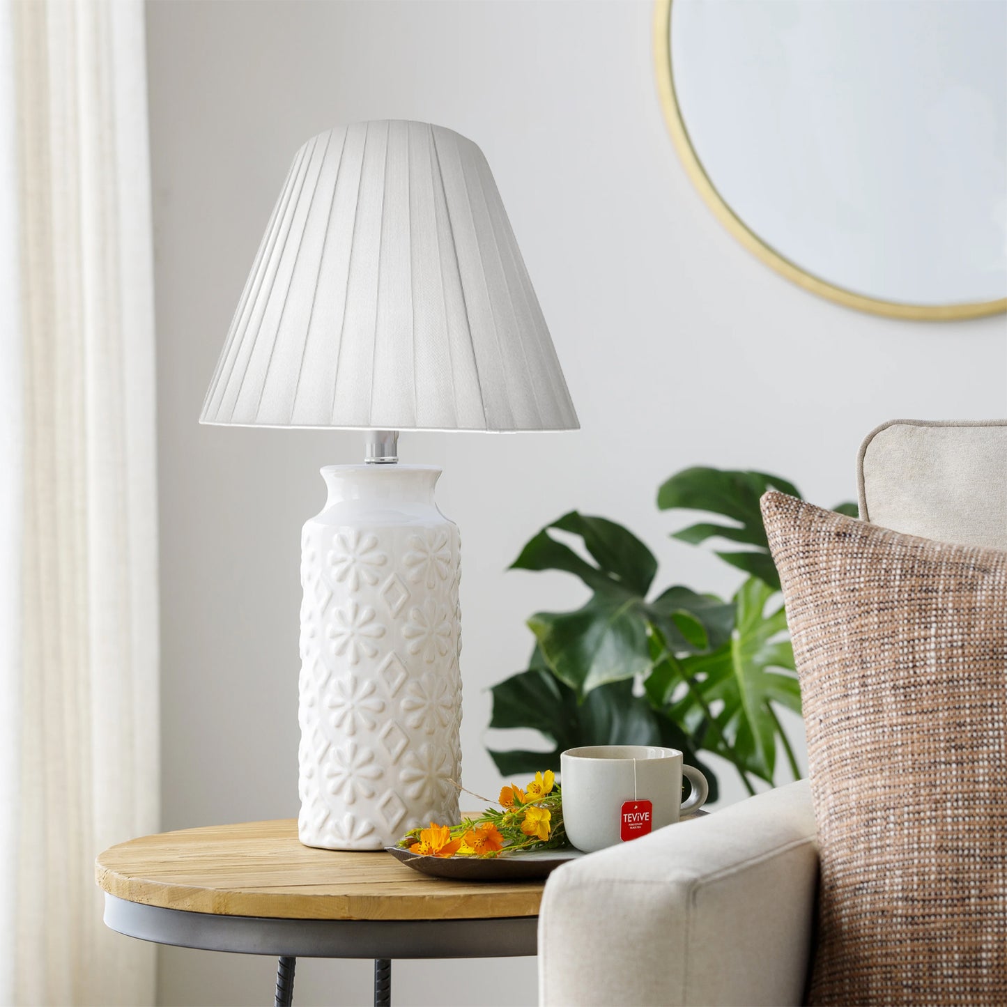 Modern Fabric coolie Lampshade-Application 16