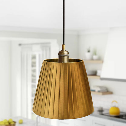 Modern Fabric Coolie Shape Ceiling  Lampshade ~ 3724 - Vintagelite