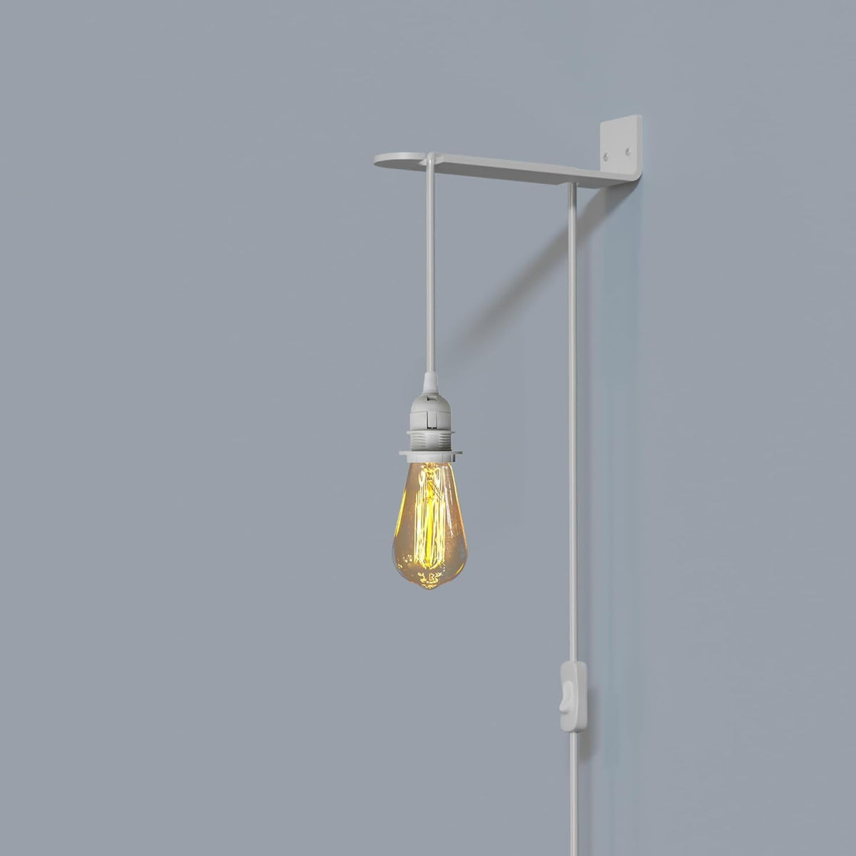 Plug in Pendant Light 2m/4.5m Cable E27 Lamp Holder~4119