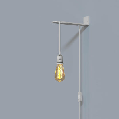 Plug in Pendant Light 2m/4.5m Cable E27 Lamp Holder~4119