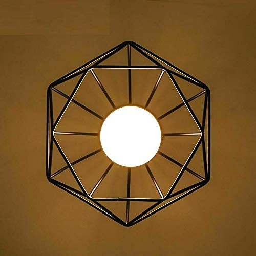 Black Ceiling Light 20 cm Wire Basket Metal Basket E27 Ceiling Light~4079