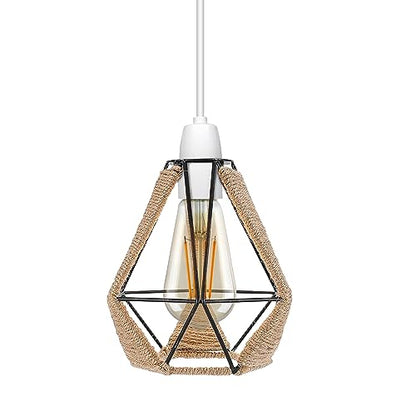 hemp rope lampshade
