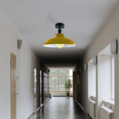 Flush Mount Ceiling Light Metal 32cm Light Shade~4125