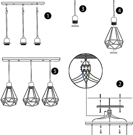 black metal cage shade lamp