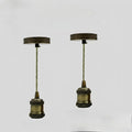 2 Pack E27 Pendant Light 1m Twisted Cable~4139