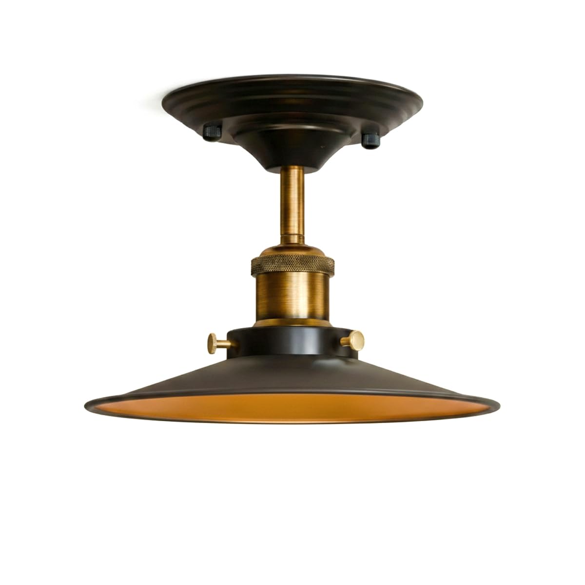 Industrial Semi Flush Mount LED Ceiling Light~4047