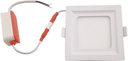 Vintage 5W Square LED Ceiling Panel Light, 6000K, 5 Pack~4218
