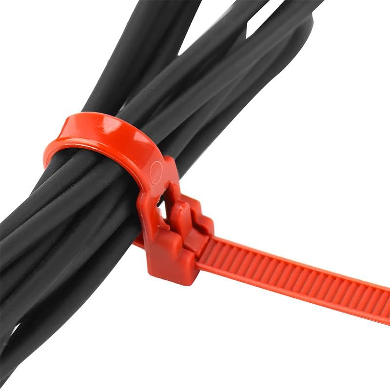 clear nylon zip ties large