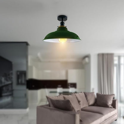 Flush Mount Ceiling Light Metal 32cm Light Shade~4125