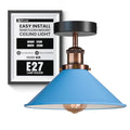 vintage flush mount light
