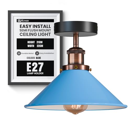 vintage flush mount light