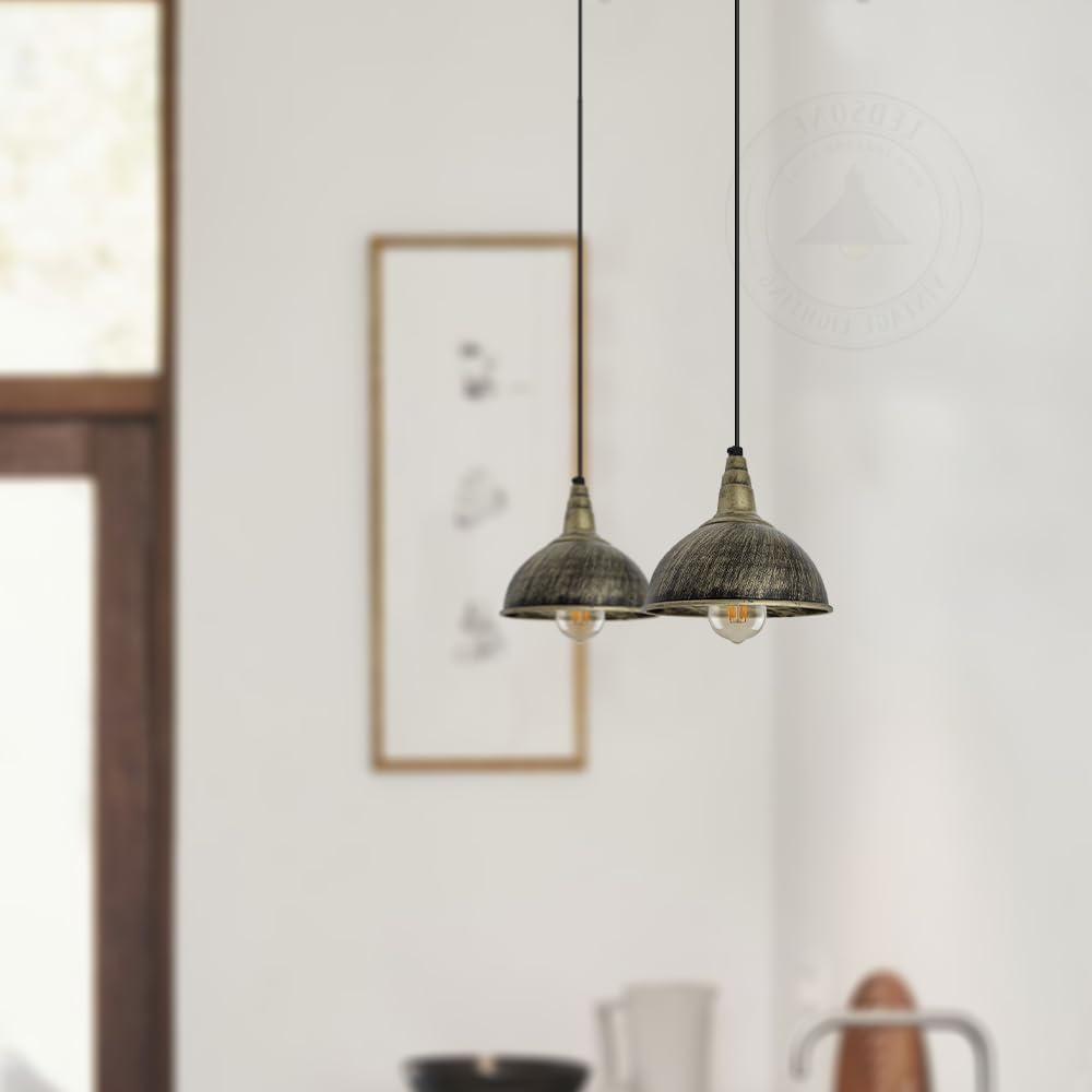 Brushed Brass Pendant Light Ceiling Pendant Lamp Shades~2010