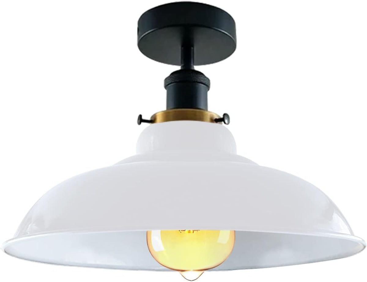 Flush Mount Ceiling Light Metal 32cm Light Shade~4125
