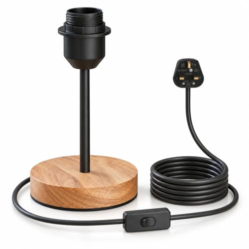 wooden table lamp for study