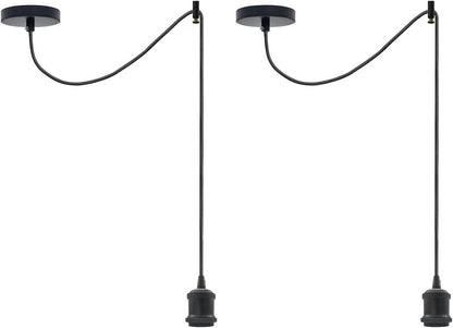 2 Pack E27 Spider Pendant Light 2m Cable~4156