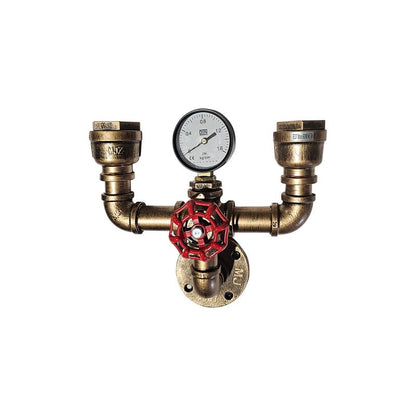 Steampunk vintage pipe light