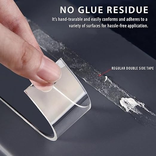 Shop our heavy-duty double-sided nano tape. Strong hold, washable, and residue-free for any surface.