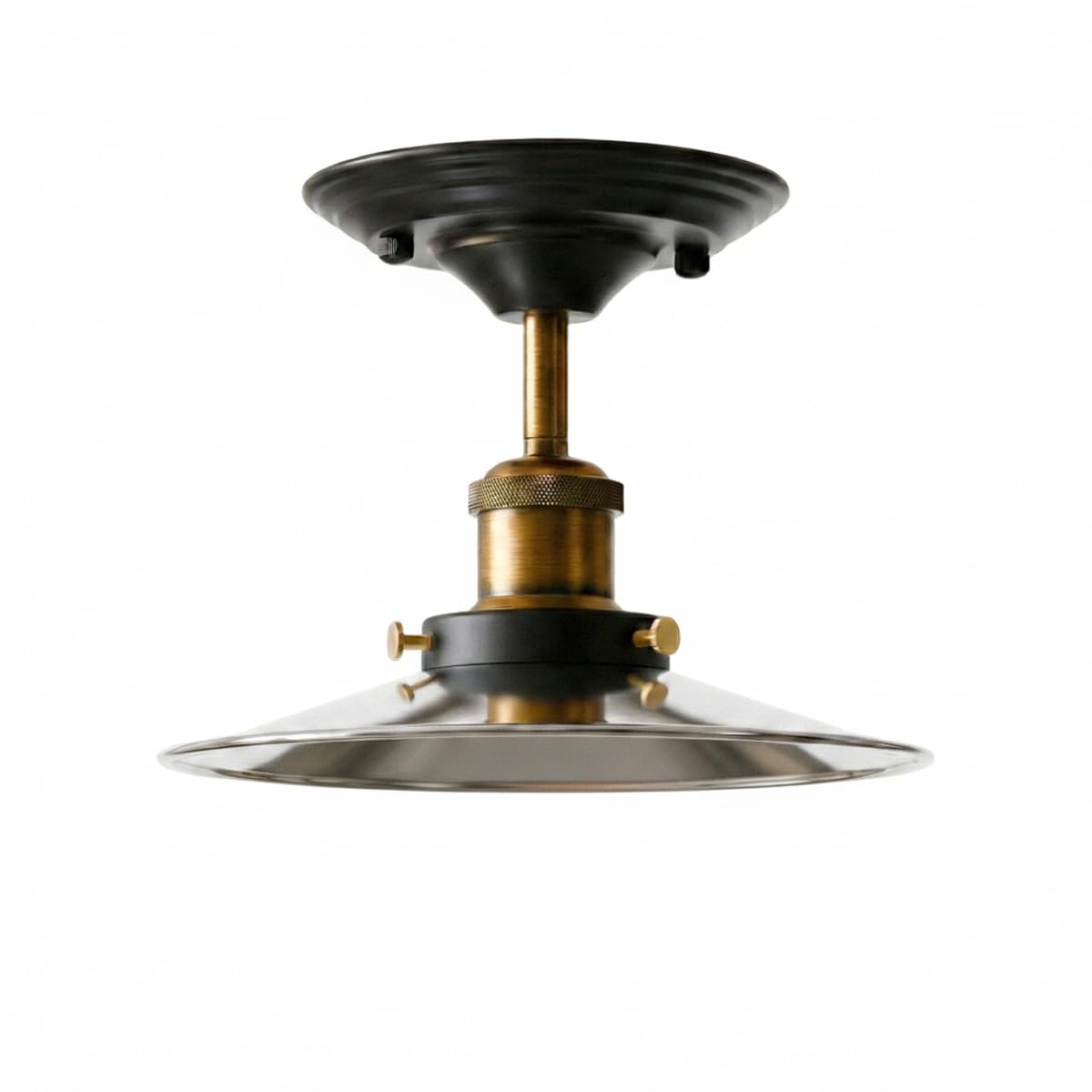 Industrial Semi Flush Mount LED Ceiling Light~4047