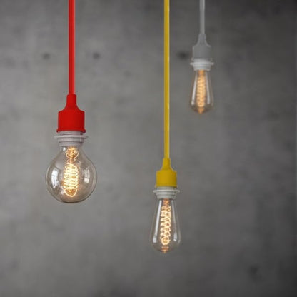 2 Pack 2m Spider Pendant Light E27 Adjustable~4100