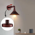 Vintage Industrial Pipe Fitting Plate Single Outlet Ceiling Rose~2403