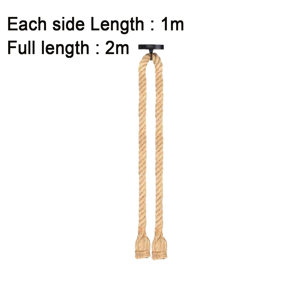2 Head Rope Spider Light, Gold Rope Ceiling Light~4135