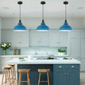 Modern Single Ceiling Hanging Contemporary Dome Light Pendant~1935 - Vintagelite