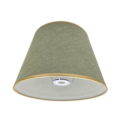 Bedside Tables with Light Desk Lamps and Linen Accents Army Green