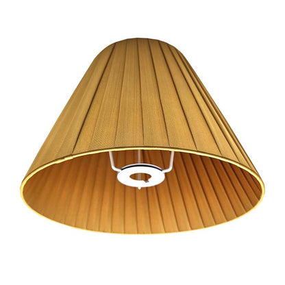 Modern Fabric coolie Lampshade - Yellow