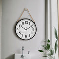 Wall Clock, Vintage Antique Metal Black Number ~ 3425