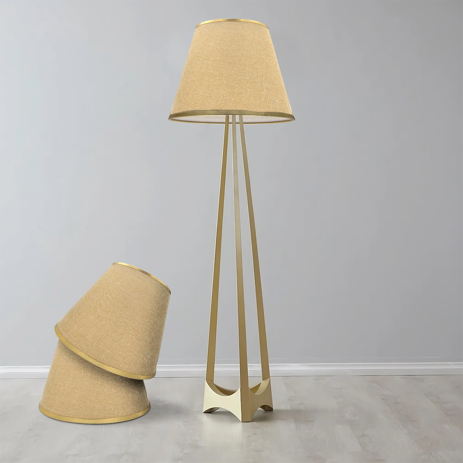 Modern Fabric coolie Lampshade - Application 6