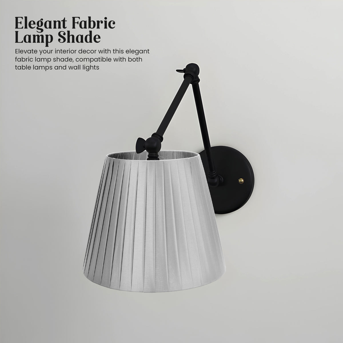 Modern Fabric Coolie Shape Ceiling  Lampshade ~ 3724 - Vintagelite