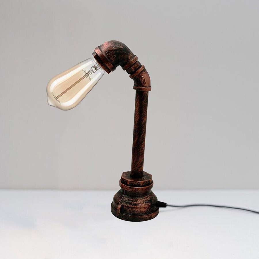 Industrial E27 Desk Accent Vintage Edison Steampunk Table Lamps - Application Image 2