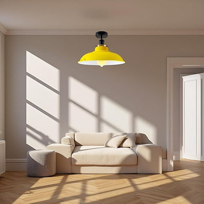 Flush Mount Ceiling Light Metal 32cm Light Shade~4125