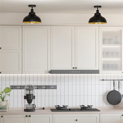 Industrial Modern Semi Flush Mount Ceiling Light~4064