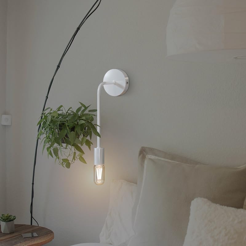 retro industrial e27 metal wall light