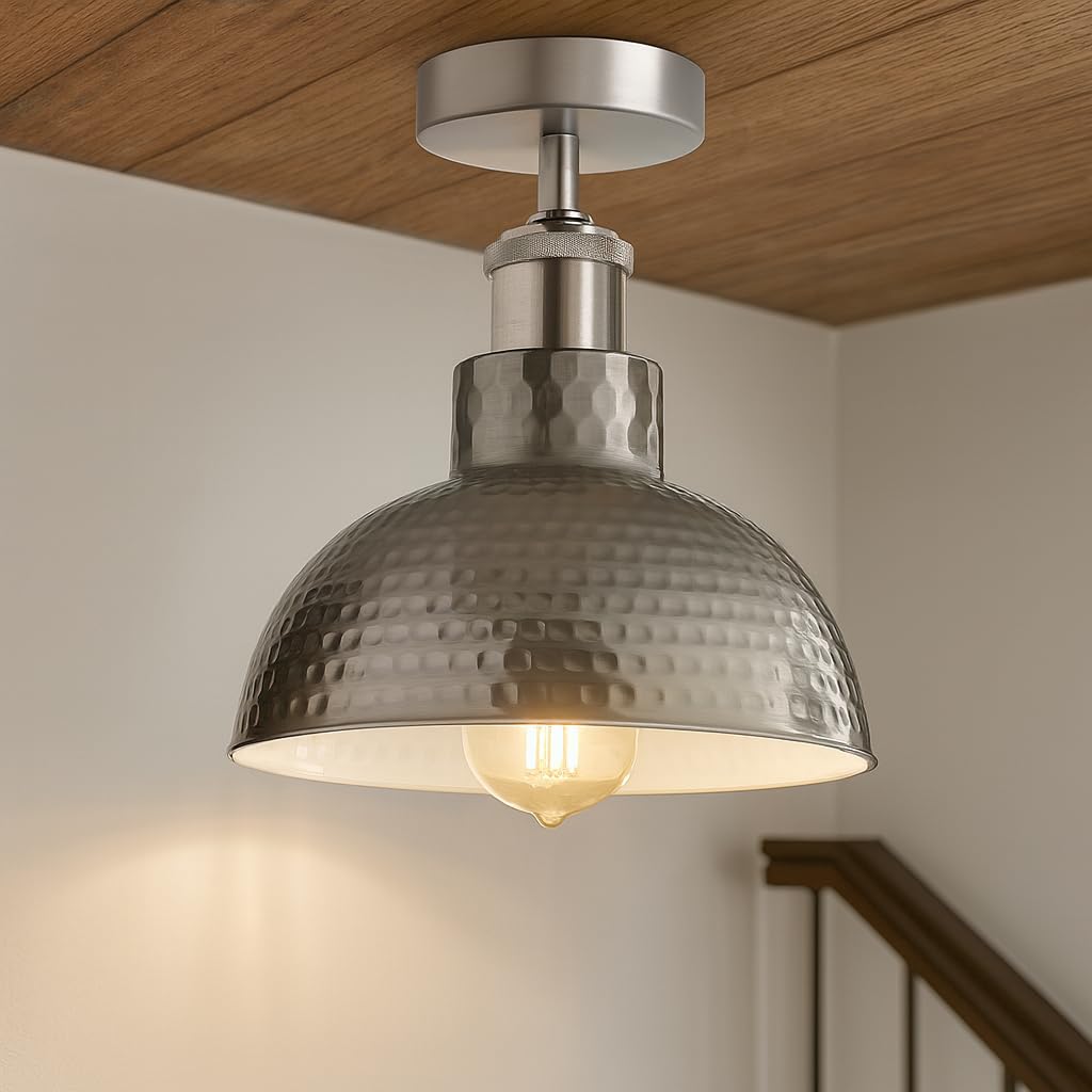 Industrial Modern Semi Flush Mount Ceiling Light~4064