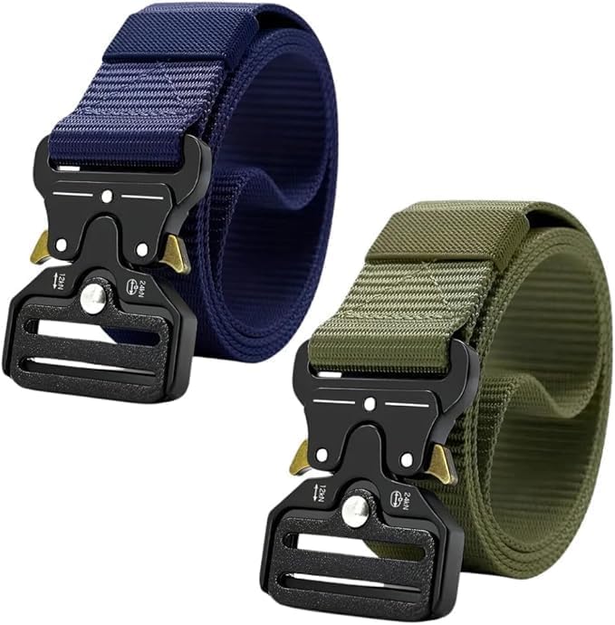 Mens Tactical Military Belts Adjustable Heavy Duty Nylon ~ 4027 - Vintagelite