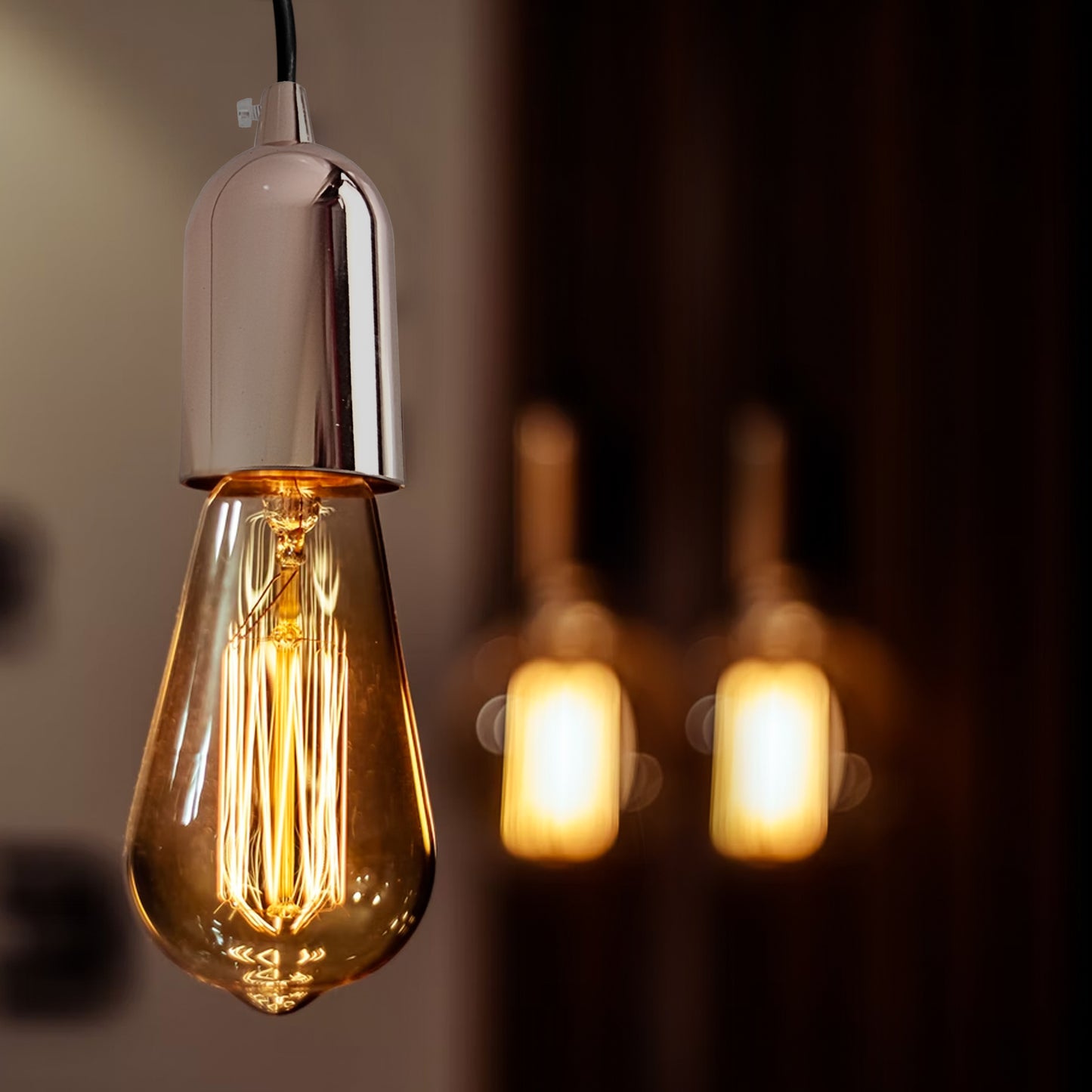 E27 Vintage Industrial Light Bulb Lamp Holder Antique Retro Edison Fitting~1313