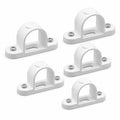 20mm white PVC conduit saddle