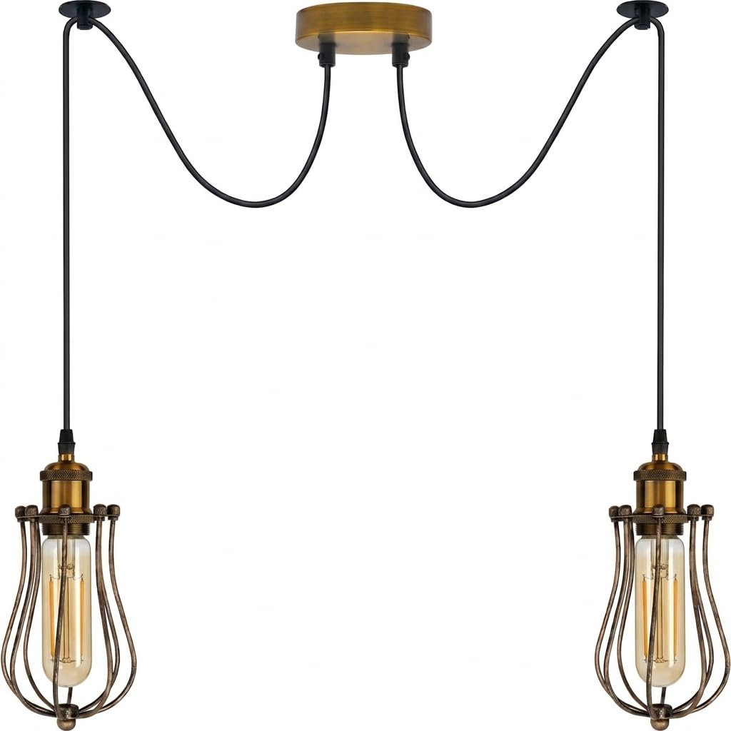 retro cage pendant ceiling