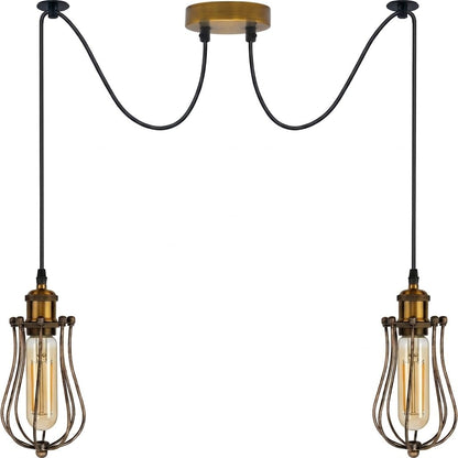 retro cage pendant ceiling