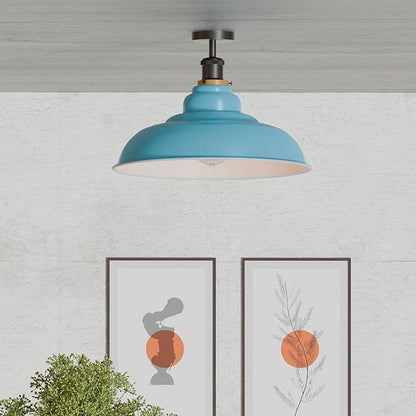 Flush Mount Ceiling Light Metal 32cm Light Shade~4125