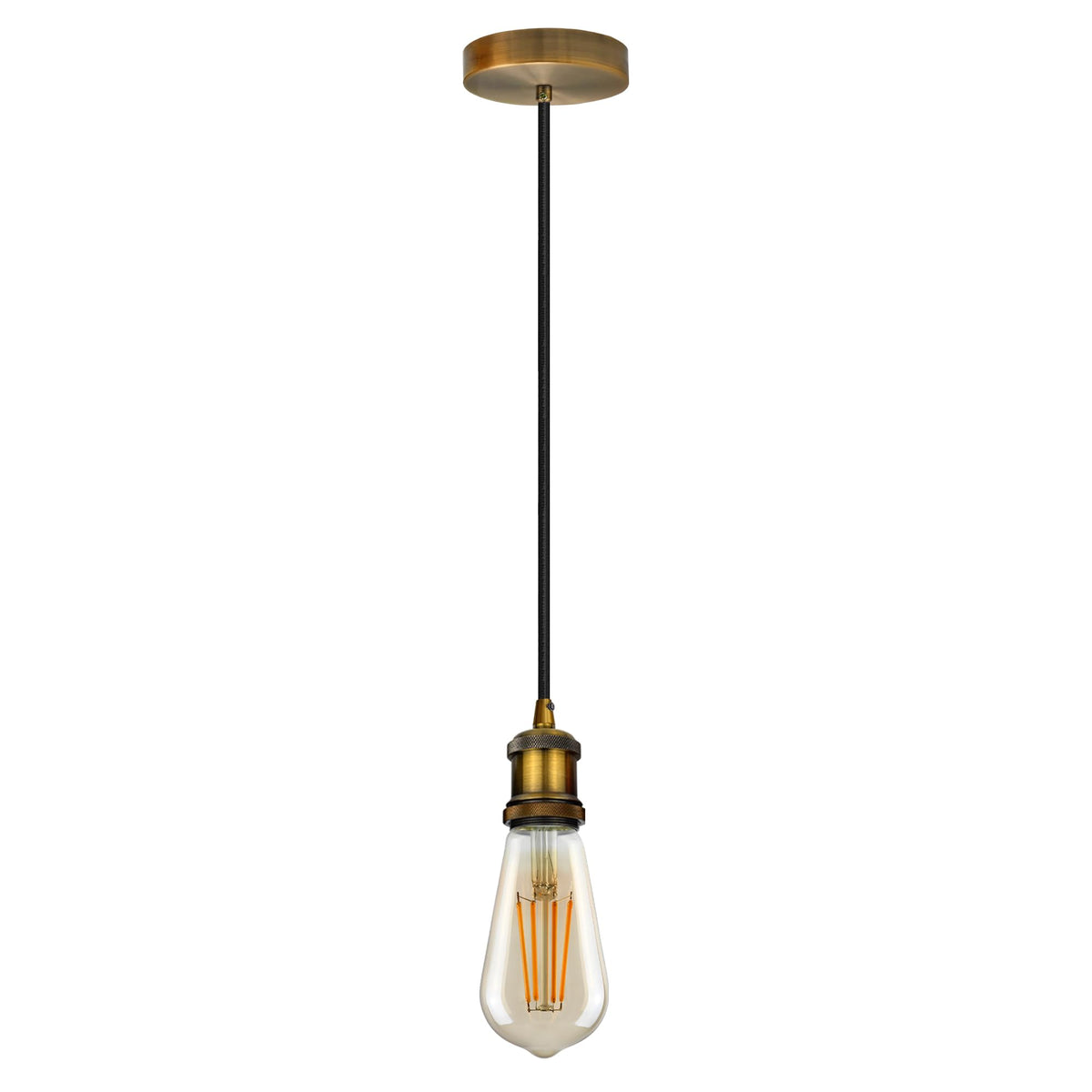 E27 Pendant Light 95cm Adjustable Cable ~ 4045